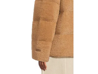 Ugg Emmalyn Fluff Puffer Jacket In Brown