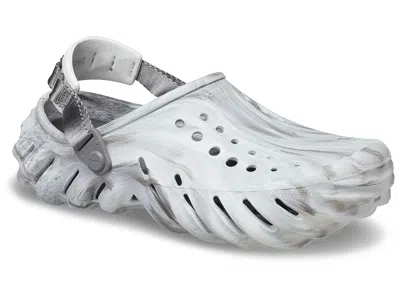 Crocs Echo Marbled Clog In Gray