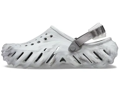 Crocs Echo Marbled Clog In Gray