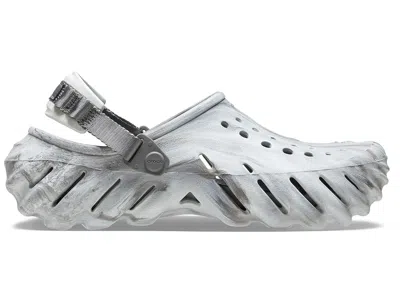 Crocs Echo Marbled Clog In Gray