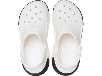 Crocs Bubble Crush Clogs Slippers White : In White