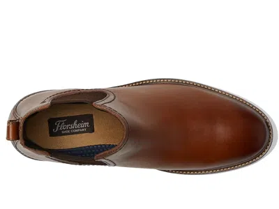 Florsheim Mens Forge Gore Flat Heel Chelsea Boots In Brown