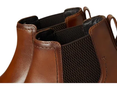 Florsheim Mens Forge Gore Flat Heel Chelsea Boots In Brown