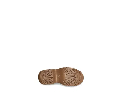 Ugg Womens Tan Classic Ultra Mini New Heights Suede And Shearling Heeled Ankle Boots Eur 39 / 6 Uk In Neutral