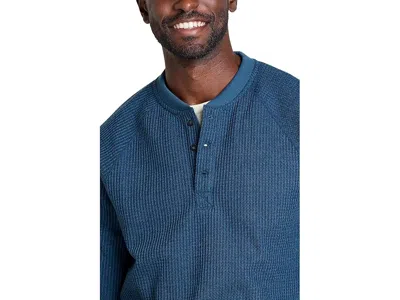 Toad And Co Bitterroot Long Sleeve Henley In Blue