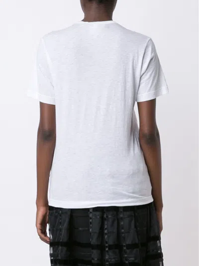 Comme Comme Top Light And Natural In White