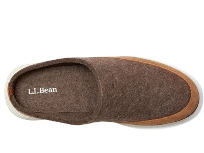 L.l.bean Downeast Clog Wool In Brown