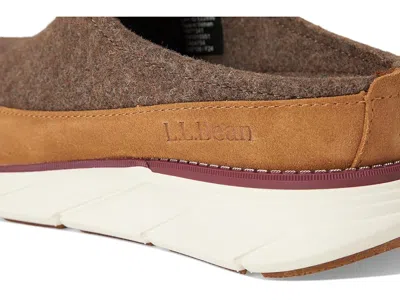 L.l.bean Downeast Clog Wool In Brown