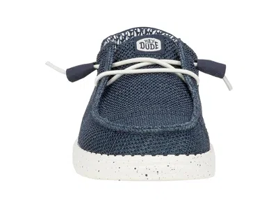 Hey Dude Wendy Stretch Sox Slipon In Blue