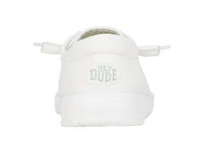 Hey Dude Wendy Stretch Canvas Slipon In White