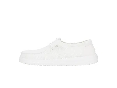 Hey Dude Wendy Stretch Canvas Slipon In White