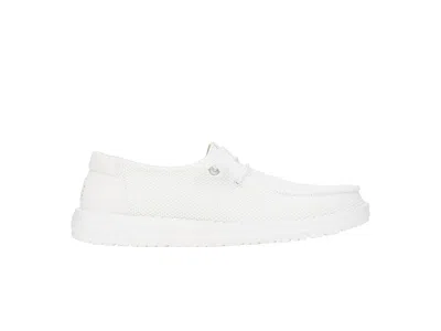 Hey Dude Wendy Stretch Canvas Slipon In White
