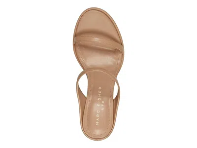 Marc Fisher Ltd Alonde Slide Sandal In Medium Natural