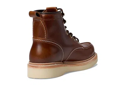 Frye Hudson Workboot Wedge In Brown