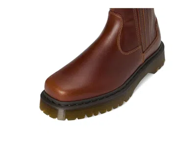 Dr. Martens Amaayah Lo Leather Bex Pull-on Boots In Brown