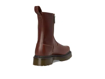 Dr. Martens Amaayah Lo Leather Bex Pull-on Boots In Brown