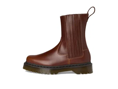 Dr. Martens Amaayah Lo Leather Bex Pull-on Boots In Brown