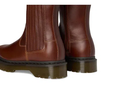 Dr. Martens Amaayah Lo Leather Bex Pull-on Boots In Brown
