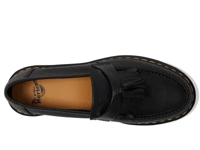Dr. Martens Adrian R31997001 Flat Womens Black Moc Toe Tassel Loafers Zogg1300