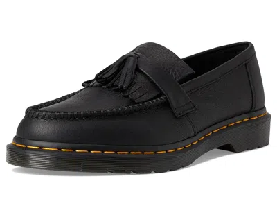 Dr. Martens Adrian R31997001 Flat Womens Black Moc Toe Tassel Loafers Zogg1300