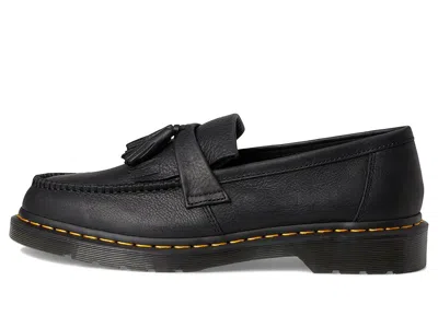 Dr. Martens Adrian R31997001 Flat Womens Black Moc Toe Tassel Loafers Zogg1300