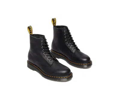 Dr. Martens Leder 1460 Serena Stiefeletten Mit Kunstfellfutter In Black