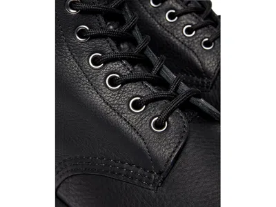 Dr. Martens Leder 1460 Serena Stiefeletten Mit Kunstfellfutter In Black