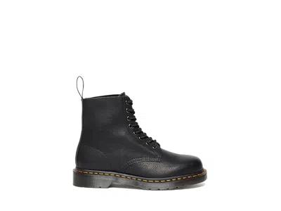Dr. Martens Leder 1460 Serena Stiefeletten Mit Kunstfellfutter In Black