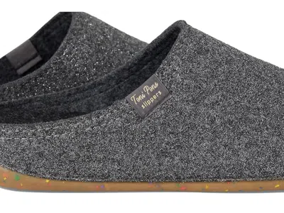 Toni Pons Maui Metallic Slipper In Black