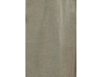 Faherty Linen Drawstring Pants In Gray