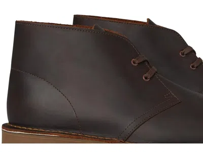 Clarks Wide Width Shepton Chukka Boot In Brown