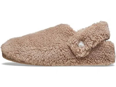 Crocs Classic Cozzzy Slipper In Mushroom