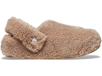 Crocs Classic Cozzzy Slipper In Mushroom