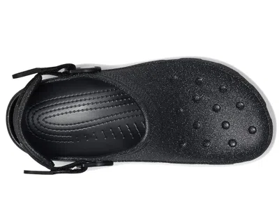 Crocs Work Classic Work Clogs Slippers Black Glitter : In Black