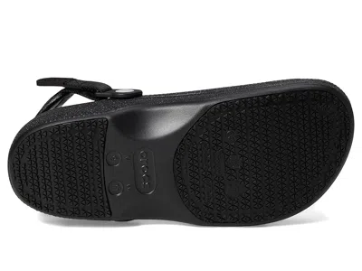 Crocs Work Classic Work Clogs Slippers Black Glitter : In Black
