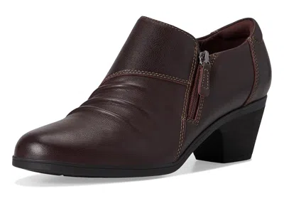 Clarks Wide Width Emily Braley Bootie In Animal Print