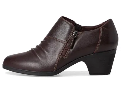 Clarks Wide Width Emily Braley Bootie In Animal Print