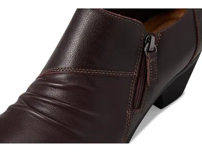 Clarks Wide Width Emily Braley Bootie In Animal Print