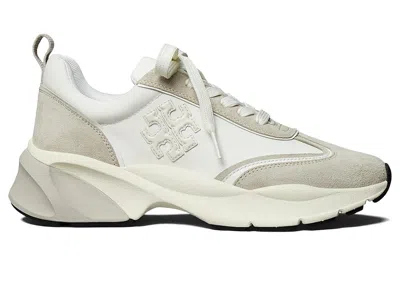 Tory Burch Multicolor Fabric And Suede Good Luck Sneakers In White