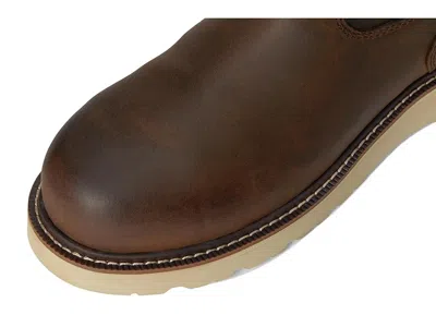 Ariat Rebar Wedge Pull-on Waterproof Composite Toe Work Boots In Brown