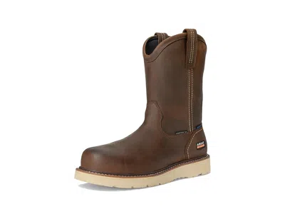 Ariat Rebar Wedge Pull-on Waterproof Composite Toe Work Boots In Brown