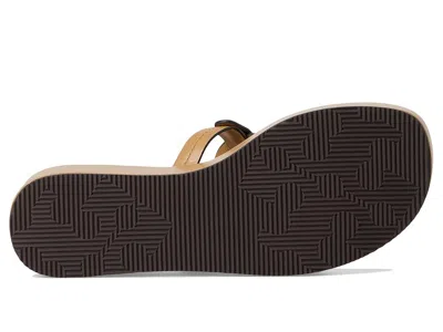 Tory Burch Miller Platform Wedge Thong Sandal In Brown