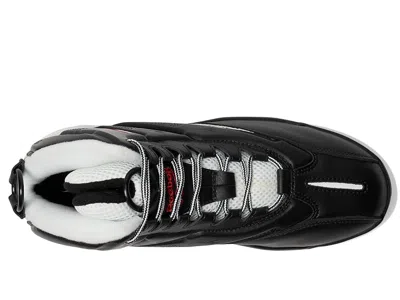 Reebok Work The Blast Work Cowboy Boots Black / White : 6.5 D - Medium, Leather In Multi