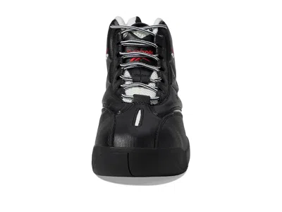 Reebok Work The Blast Work Cowboy Boots Black / White : 6.5 D - Medium, Leather In Multi