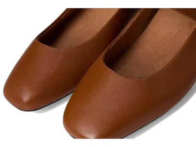 Vionic Alameda Mary Jane Flat In Brown