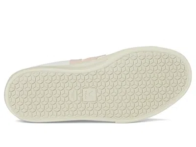 Veja Recife Chromefree Leather Sneaker In White Petale