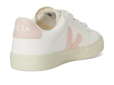 Veja Recife Chromefree Leather Sneaker In White Petale