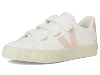 Veja Recife Chromefree Leather Sneaker In White Petale