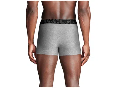 Under Armour 3-pack Performance Tech Solid 3 Boxer Briefs In Gray
