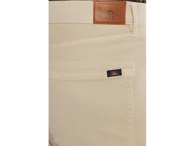Faherty Stretch Terry 5-pocket Pants In Gray